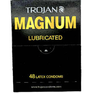 MAGNUM TROJAN LUBRICATED 48 CONDOMS