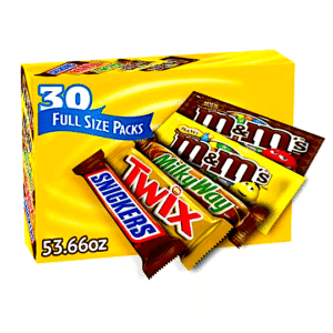 CHOCOLATE BARS VARIETY MIX 30 PACKS