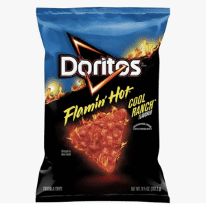 DORITOS BLUE FLAMIN HOT 64 CASE