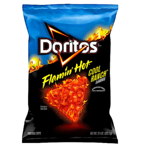 DORITOS FLAMIN HOT BLUE COOL R 24 CASE