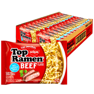TOP RAMEN BEEF 24 PACK