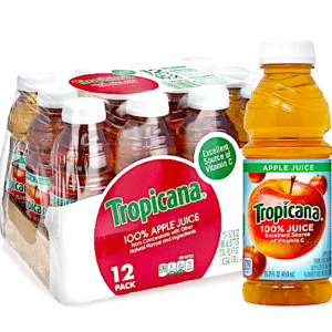 TROPICANA APPLE JUICE 12 PACKS