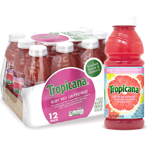 TROPICANA RUBY RED GRAPEFRUIT 12 PACKS