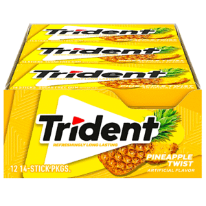 TRIDENT PINEAPPLEL 14 STICKS 12 CASE