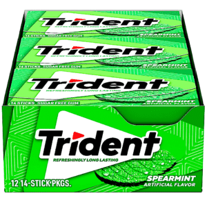 TRIDENT SPEARMINT 14 STICKS 12 CASE