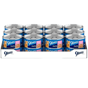 9 LIVES MEATY PATE SEAFOOD PLATTER 5.5 OZ 24 CASE