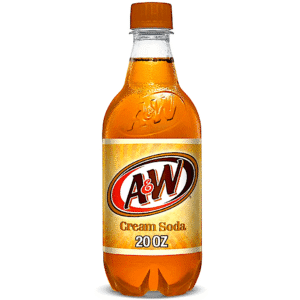 A&W CREAM SODA 20 OZ 24 CASE
