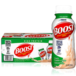 BOOST PROTEIN NUTRITIONAL CREAMY STRAWBERRY 8 OZ 28 CASE