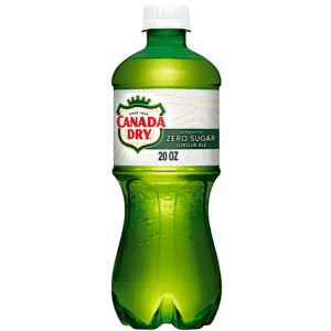 CANADA DRY DIET GINGER ALE 20 OZ 24 CASE