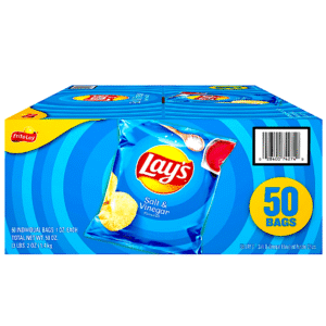 LAYS SALT & VINEGAR CHIPS 1 OZ 50 CASE