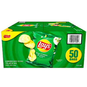 LAYS SOUR CREAM ONION CHIPS 1 OZ 50 CASE
