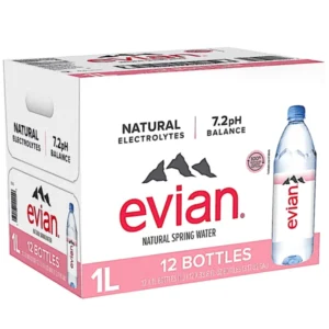 EVIAN WATER 1 LITER 12 CASE