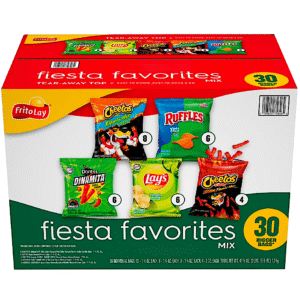 FIESTA FAVORITES MIX,  PACK CHIPS & SNACKS 30 CASE