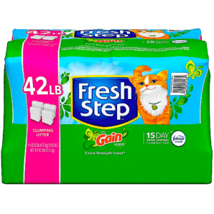 FRESH STEP CLUMPING LITTER WITH FEBREZE FRESHNESS GAIN ORIGINAL SCENT, 42 LBS SC