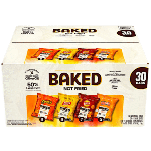 FRITO LAY BAKED MIX CHIPS, VARIETY PACK 30 CASE