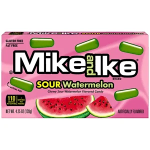 MIKE IKE SOUR WATERMELON BIG SIZE 4.25 OZ 12 PACK