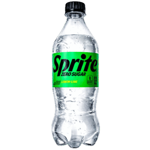SPRITE ZERO SUGAR LEMON LIME 20 OZ 24 CASE
