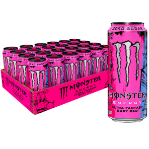 MONSTER ULTRA RUBY RED 16 OZ 24 CASE