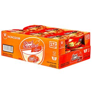 NONGSHIM BOWL NOODLE SPICY CHICKEN 3,3 OZ 12 CASE