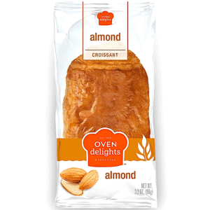 OVEN DELIGHT ALMOND CROISSANT 3.2OZ 2 PACKS 6-12 CASE