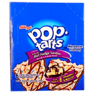 POP TARTS HOT FUDGE SUNDAE 3.3 OZ 2 PACKS 6-12 CASE