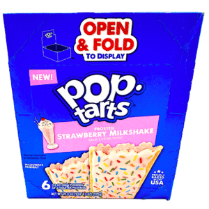 POP TARTS STRAWBERRY MILKSHAKE 3.3 OZ 2 PACKS 6-12 CASE