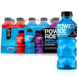 POWERADE VARIETY PACK BOTTLES, 20 FL.OZ. 24 CASE