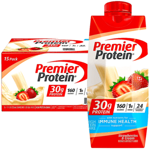 PREMIER PROTEIN STRAWBERRY&CREAM 11 OZ 15 CASE