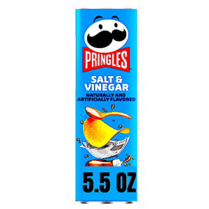 PRINGLES BIG SALT & VINEGAR 5.5 OZ 14 CASE