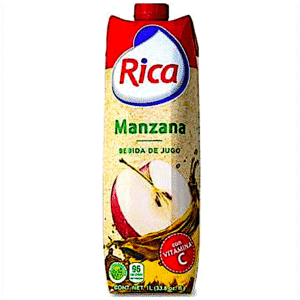 RICA JUICE APPLE 1 LITER 12 CASE