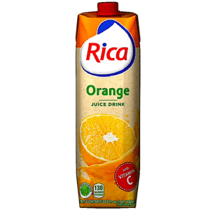 RICA JUICE ORANGE 1 LITER 12 CASE