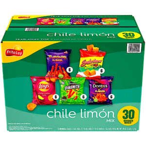 SABRITAS CHILE LIMÓN MIX, VARIETY PACK SNACKS 30 CASE