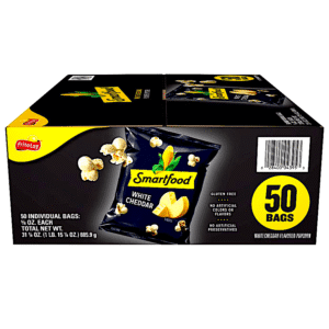 SMARTFOOD WHITE CHEDDAR CHIPS 0.625 OZ 50 CASE