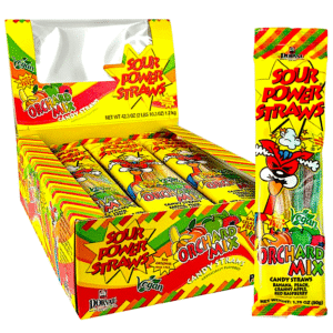 SOUR POWER STRAWNS ORCHARD MIX 24 CASE