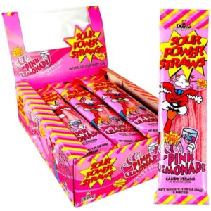 SOUR POWER STRAWNS PINK LEMONADE 24 CASE