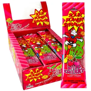 SOUR POWER STRAWNS WILD CHERRY 24 CASE