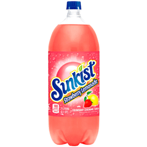 SUNKIST STRAWBERRY LEMONADE 2 LT 8 CASE