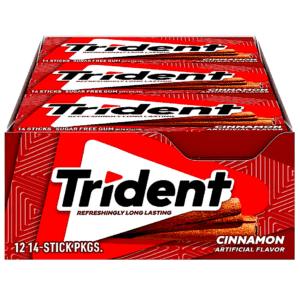TRIDENT CINNAMON 14 STICKS 12 CASE
