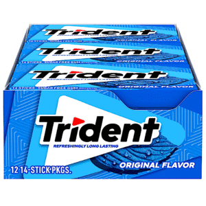 TRIDENT ORIGINAL FLAVOR 14 STICKS 12 CASE