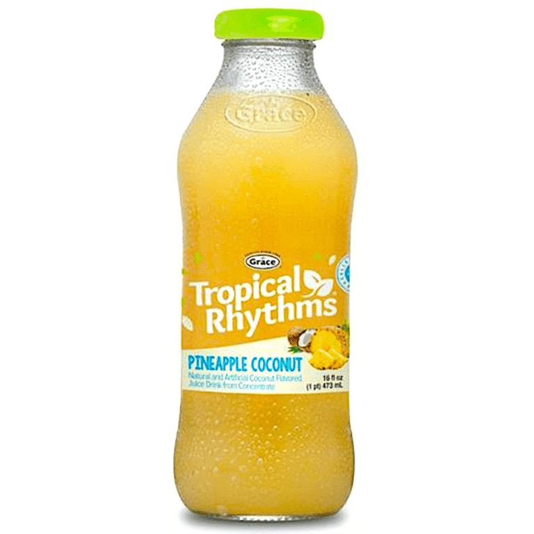 TROPICAL RHYTHMS PINEAPPLE COCONUT 16 OZ 12 CASE – rutata.com