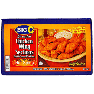 BIG CHICKEN WINGS HOT SPICY FROZEN 10 LBS