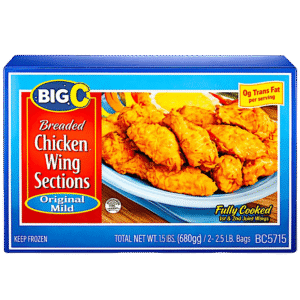 BIG CHICKEN WINGS MILD FROZEN 10 LBS