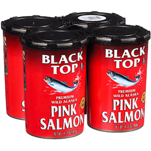 BLACK TOP PREMIUM WILD ALASKA PINK SALMON 14.75 OZ. 4 PACKS