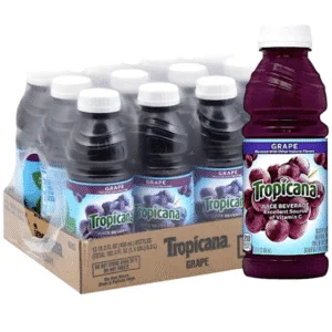 TROPICANA GRAPE JUICE 12 PACKS