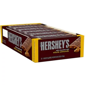 HERSHEY'S MILK CHOC W ALMONDS 1.45 OZ 36 CASE