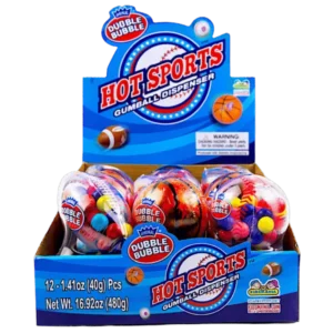 KIDSMANIA DUBBLE GUM HOT SPORTS BALL 12 CASE