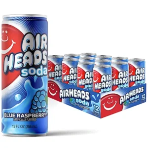 AIR HEADS SODA BLUE RESPBERRY 12OZ 12 PACK