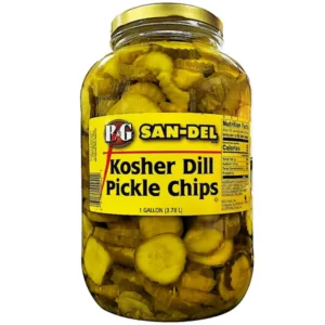 B&G KOSHER DILL PICKLES CHIPS 1 GAL EA