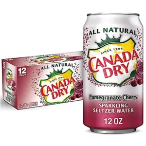 CANADA DRY SELTZER POMEGRANATE CHERRY CANS 12 PACK