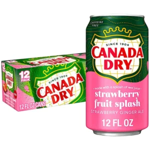 CANADA DRY STRAWBERRY ALE 12 OZ CANS 12 PACK